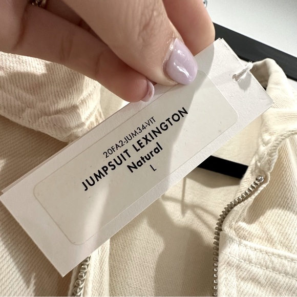 Overlover Lexington jumpsuit in natural - Picture 3 of 7